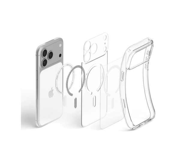 Spigen Ultra Hybrid MagSafe do iPhone 18 Pro/17 Pro (clear white) - 1586460 - zdjęcie 5